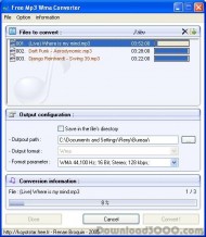 Free Mp3 Wma Converter screenshot